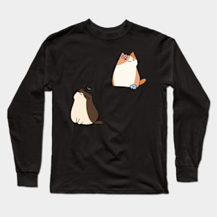 Pumpkin & Pudding cats Long Sleeve T-Shirt